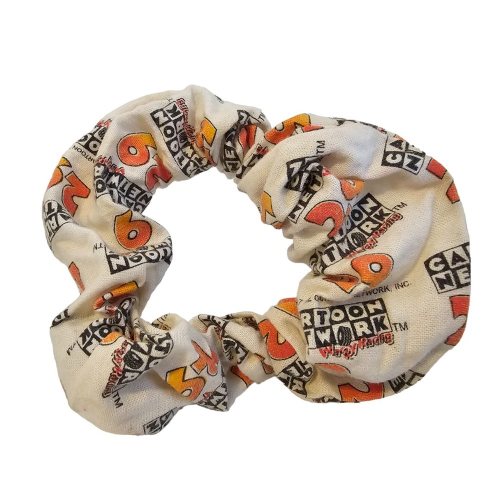 Vintage Hair Scrunchie Cartoon Network Nascar #29 Wacky Racing Advertising